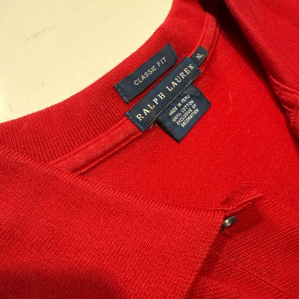 EUC - Ralph Lauren- The Iconic Classic Fit Mesh Polo Shirt – XL - Picture 3 of 5